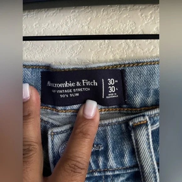 Abercrombie and finch jeans 90s slim stretch jeans - Picture 3 of 4